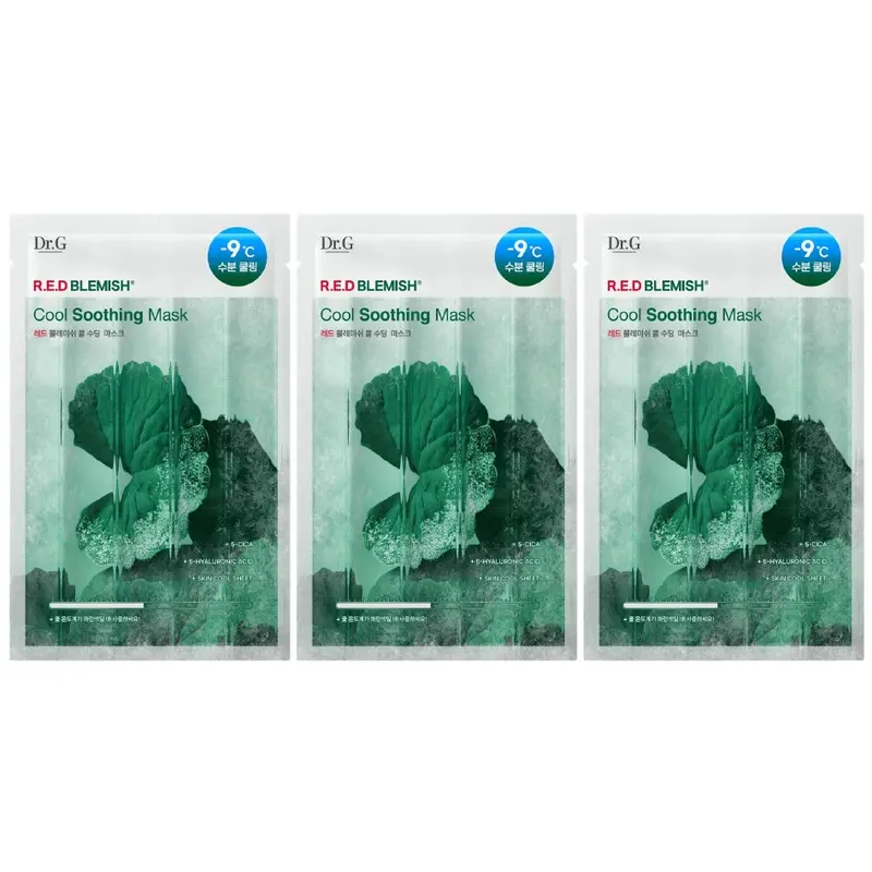 Dr.G - R.E.D Blemish Cool Soothing Mask 30g. (Pack of 3)