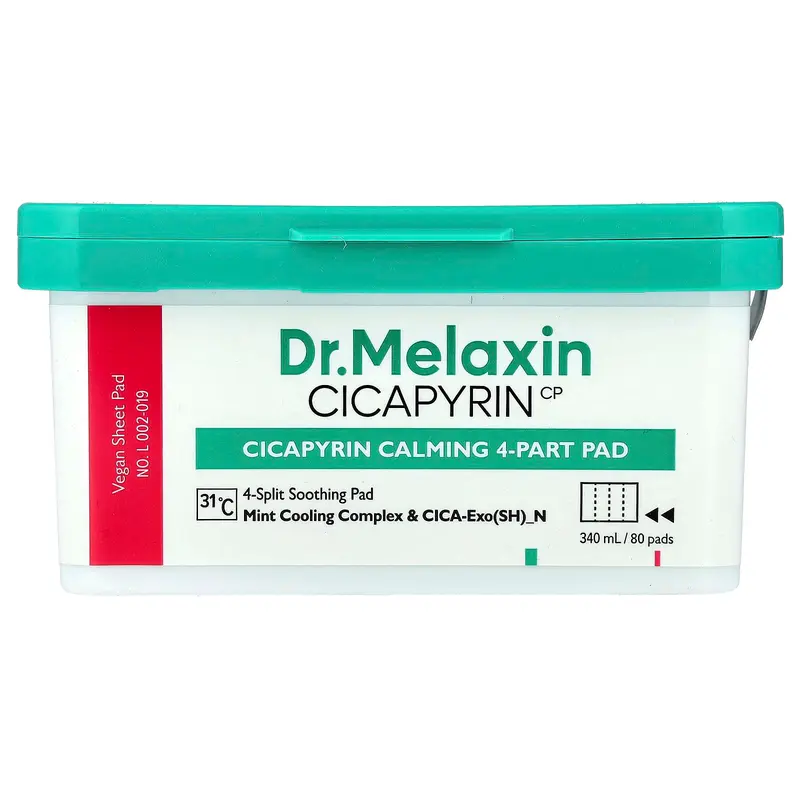 Dr.Melaxin - Cicapyrin Calming 4-Part Pad Cicapyrin Calming 4-Part Pad 340ml. (80 Pads)