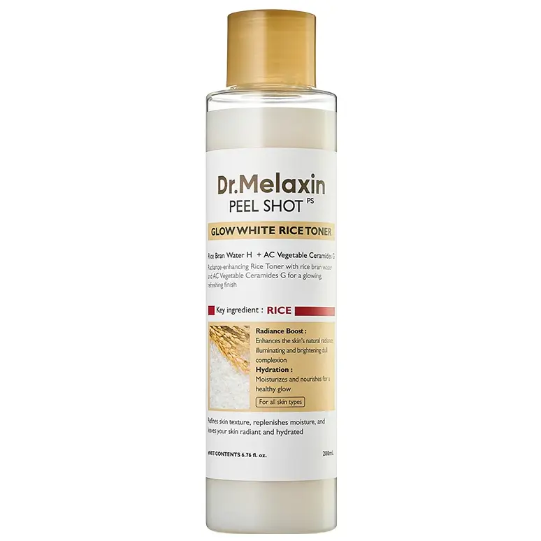 Dr.Melaxin - Peel Shot Glow Rice Toner 200ml.