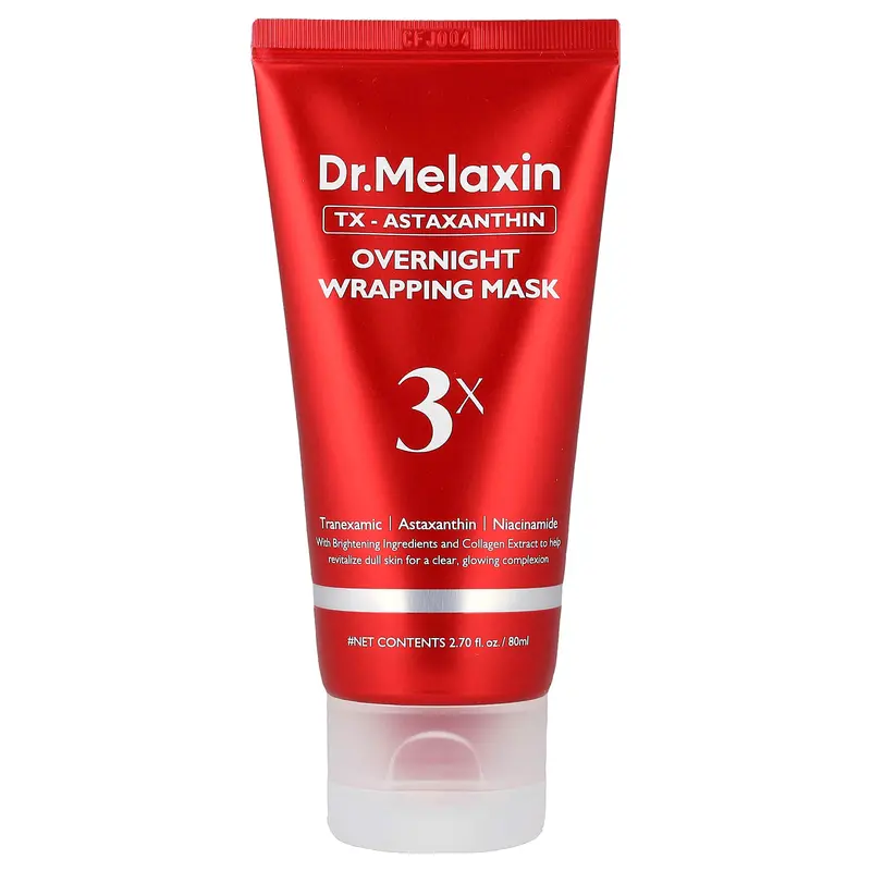 Dr.Melaxin - TX Astaxanthin Overnight Wrapping Mask with Tranexamic and Niacinamide 80ml.