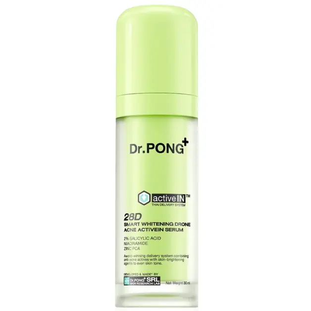 Dr.PONG - 28D Smart Whitening Drone Acne Activein Serum 30ml.