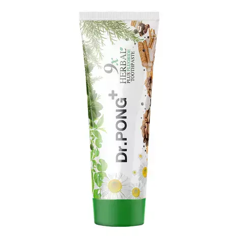 Dr.PONG - 9X Herbal Plus Fluoride Toothpaste 100g.
