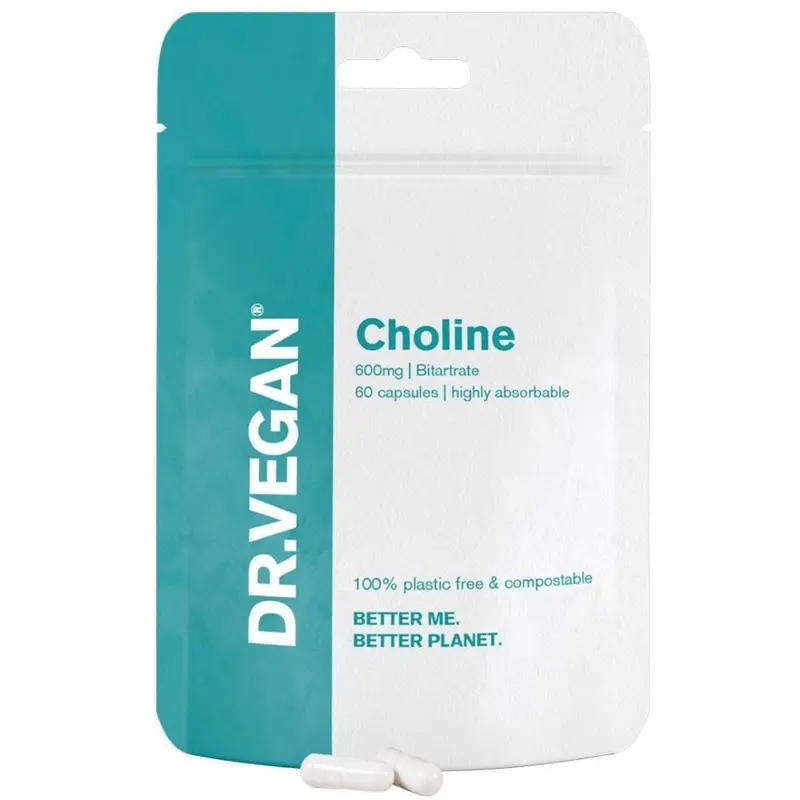 DR.VEGAN Choline 600mg - 60 Capsules