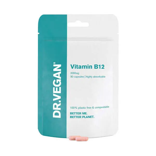 DR.VEGAN Vitamin B12 2000µg 30 Capsules
