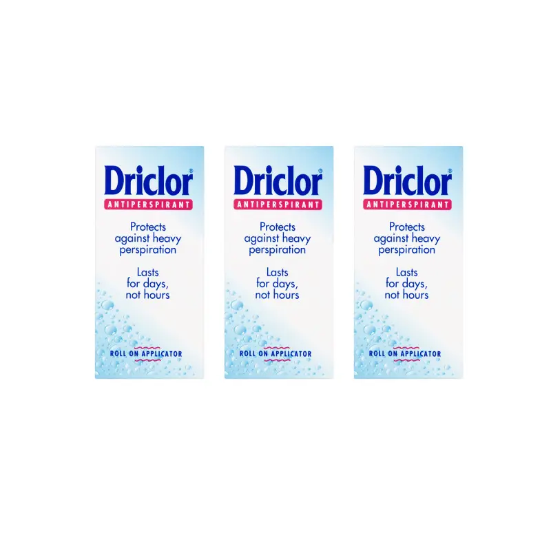 Driclor Solution 20% Triple Pack