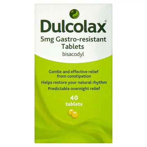 Dulcolax Twelve Plus 5mg Gastro-Resistant Tablets – 40 Tablets