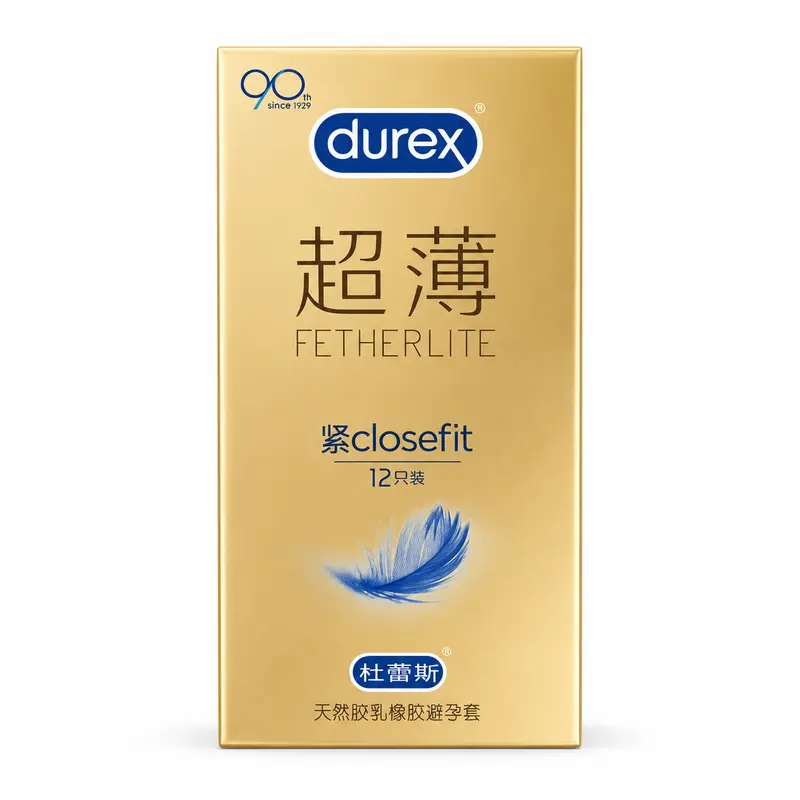 Durex Close Fit 49mm Ultra Thin Lubricated Condoms 12s