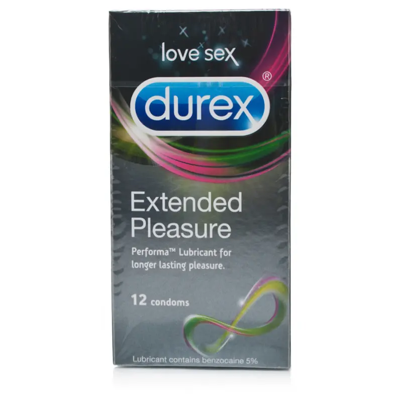 Durex Extended Pleasure Condoms (12 Condoms)