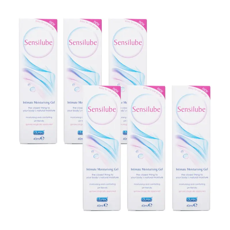 Durex Sensilube Intimate Moisturising Gel 6 Pack