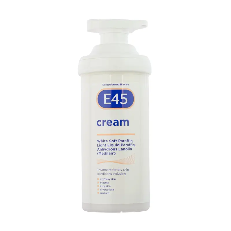 E45 Cream - For Dry Skin, Escema, Itchy Skin, Psoriasis, & Sunburn (500g)