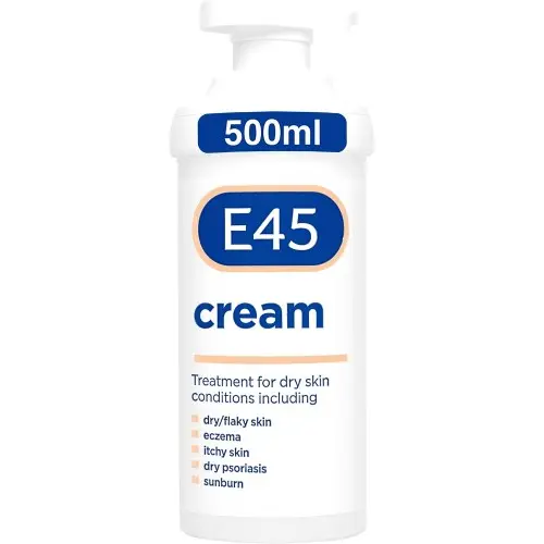E45 Cream Pump OTC 500g