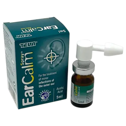 EarCalm Spray Acetic Acid 2% – 5ml