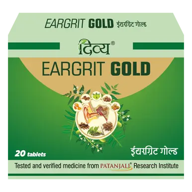 Eargrit Gold 20 Tab for Inflammation of Internal Ear & Earache