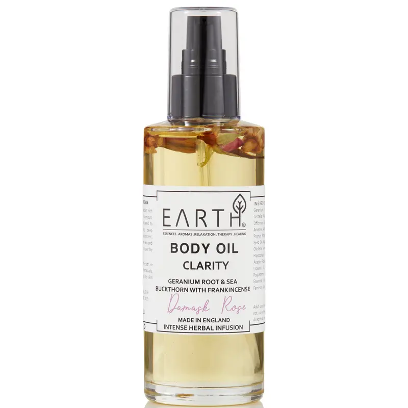 EARTH BODY OIL WITH DAMASK ROSE - 150 ML