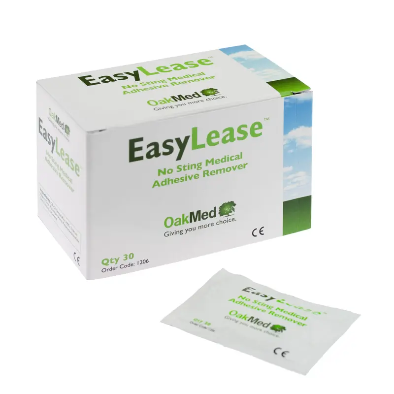 EasyLease Medical Adhesive Remover Wipes (x30)