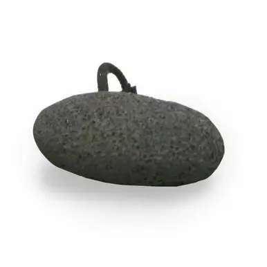 Eco Bath Natural Black Pumice Stone With Rope