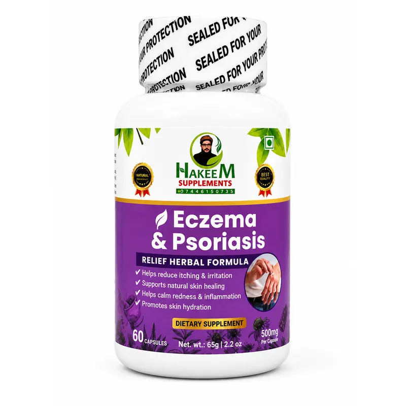 Eczema & Psoriasis Relief – Skin Support(Itching, Redness & Inflammation)