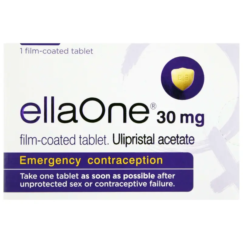 ellaOne Ulipristal Acetate 30mg Emergency Contraceptive Tablet - 1 Tablet