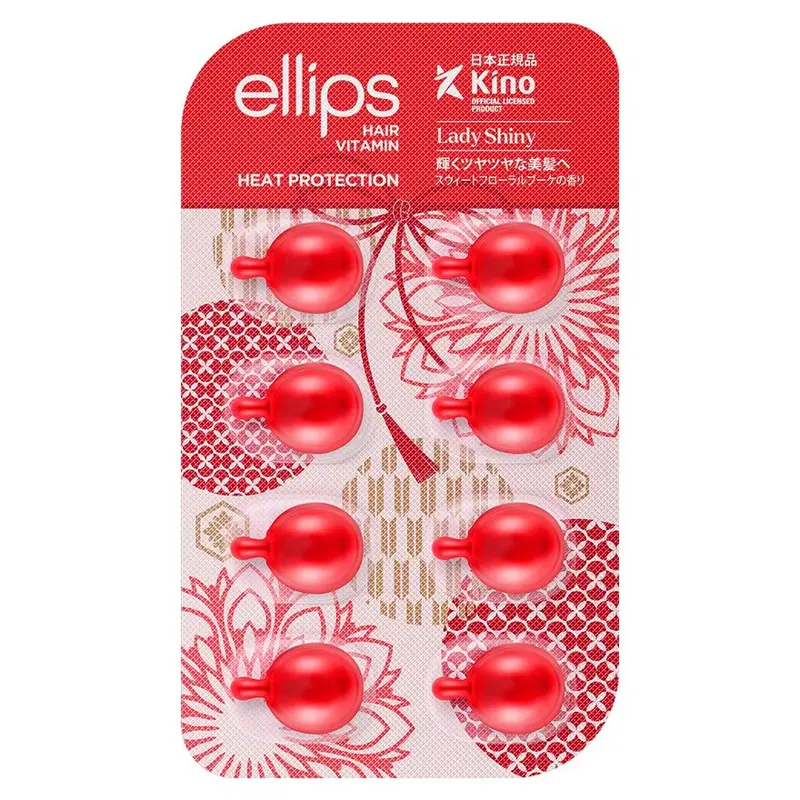 Ellips - Hair Vitamin Heat Protection Japanese Lady Shiny Blister (8 capsules)