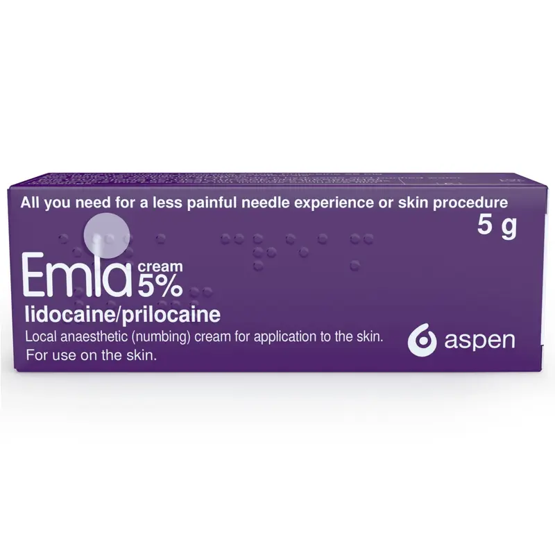 Emla 5% Anaesthetic Cream (Lidocaine & Prilocaine)