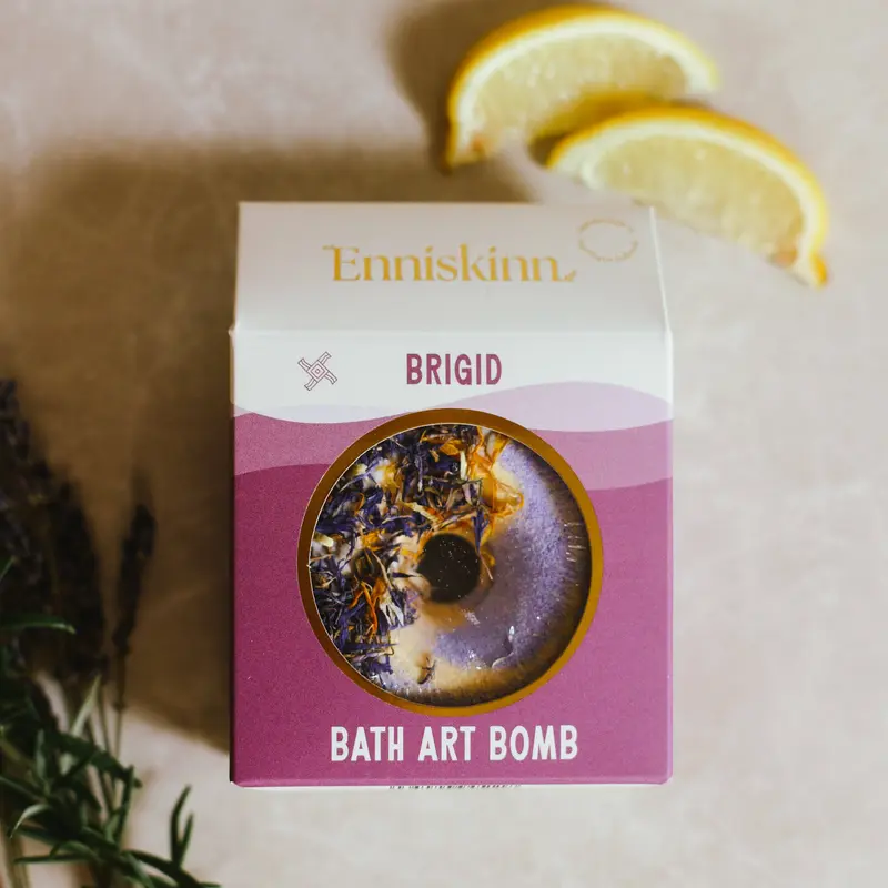 Enniskinn - Bath Bomb - Lavender Lemon Frankincense - Brigid