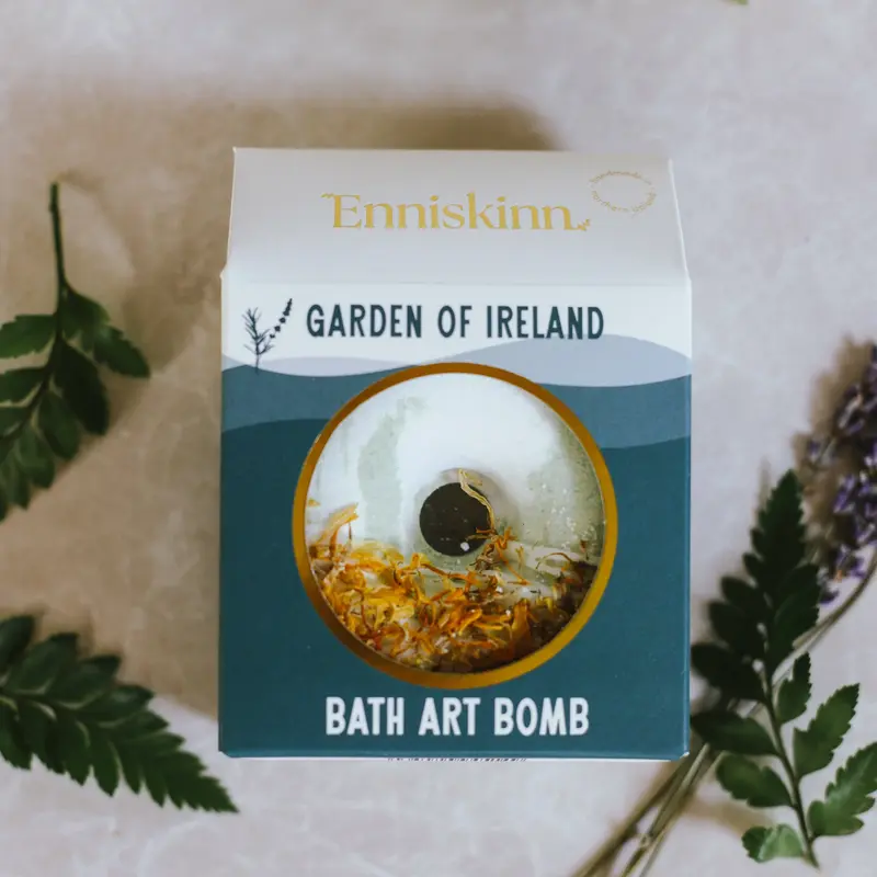 Enniskinn - Bath Bomb - Lavender Rosemary Sage - Garden of Ireland