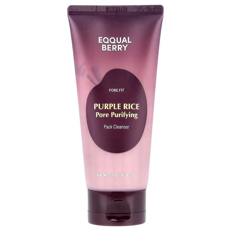 EQQUALBERRY - Purple Rice Pore Purifying Pack Cleanser 130g.