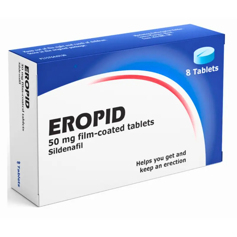 Eropid Sildenafil 50mg Tablet – 8 Tablets