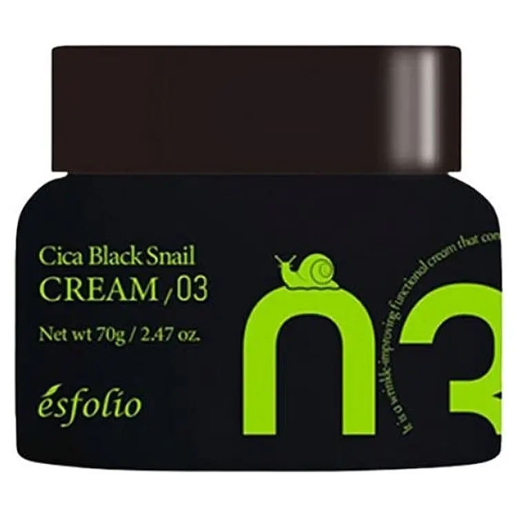 Esfolio - Cica Black Snail Cream 70g.