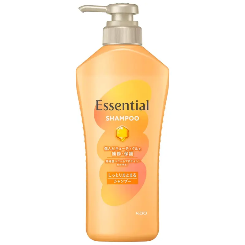 Essential - Kao - Moisturizing Shampoo for Dry and Frizzy Hair 450ml.