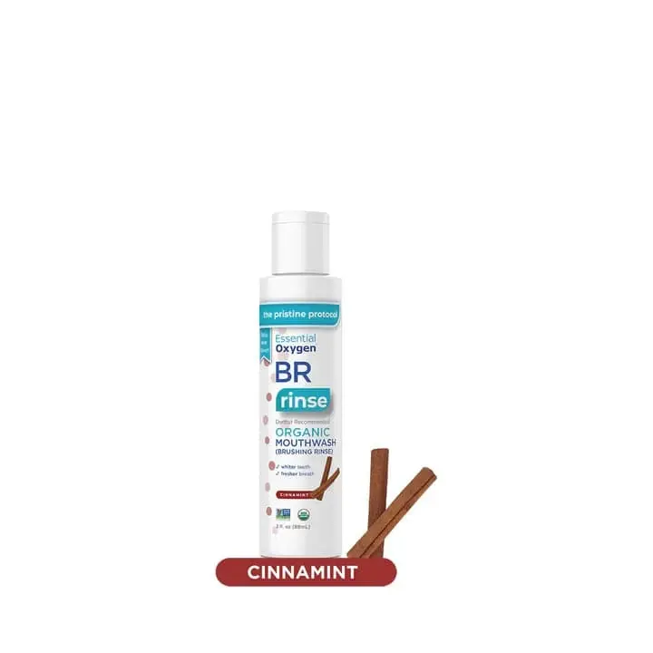 Essential Oxygen BR Mouthwash + Rinse Cinnamint 88ml