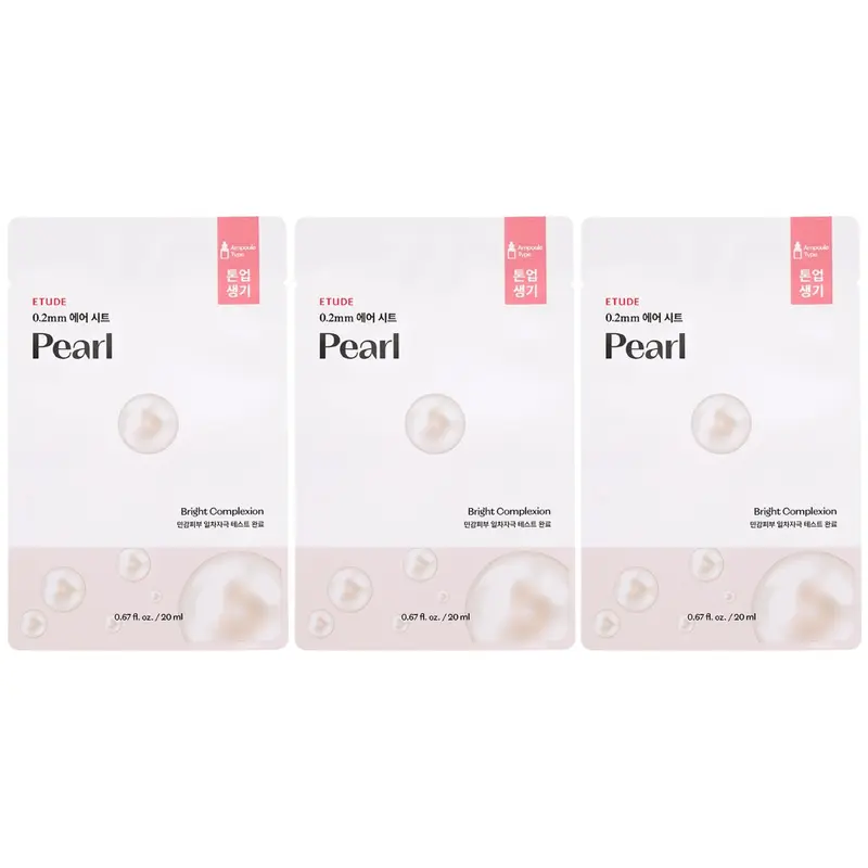 Etude - 0.2mm Air Mask Pearl 20ml. (Pack of 3)