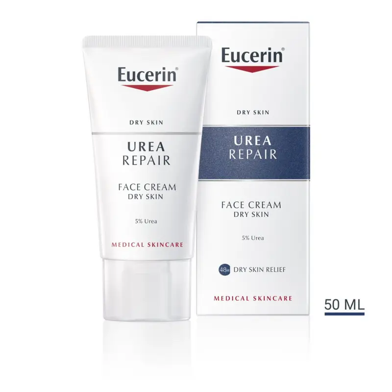 Eucerin UreaRepair Replenishing Face Cream 5% Urea 50ml (A)