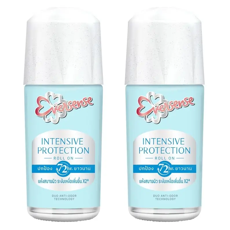 Eversense - Intensive Protection Roll-On Deodorant 40ml. (Pack of 2)