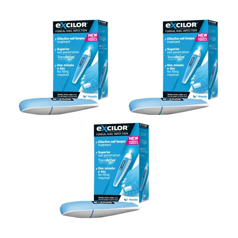Excilor Fungal Nail Pen - Triple Pack