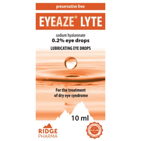 EYEAZE LYTE Sodium Hyaluronate 0.2% Eye Drops 10ml