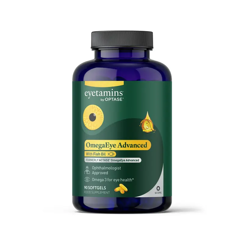 Eyetamins Omega Eye Advanced (formerly Actase Omega Eye) 90 Softgels