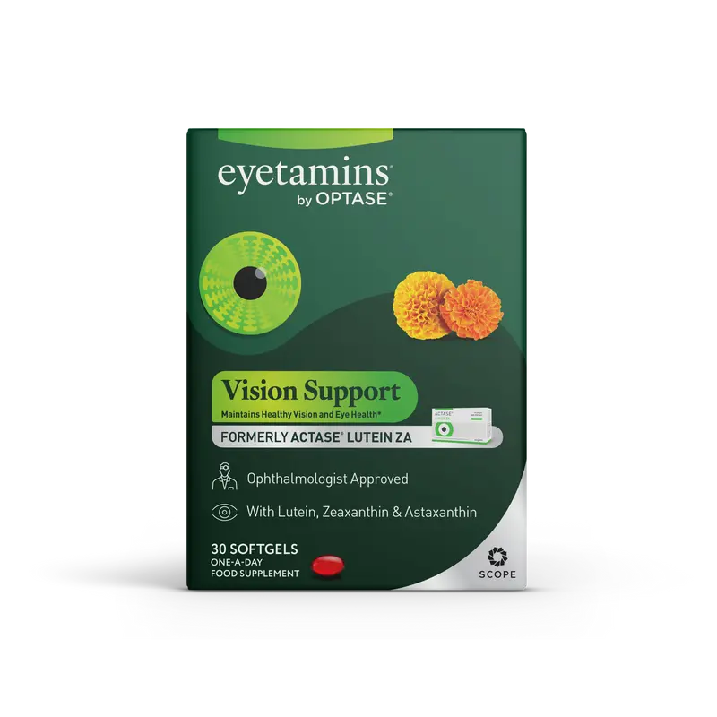 Eyetamins Vision Support (formerly Actase Lutein ZA) 30 Softgels
