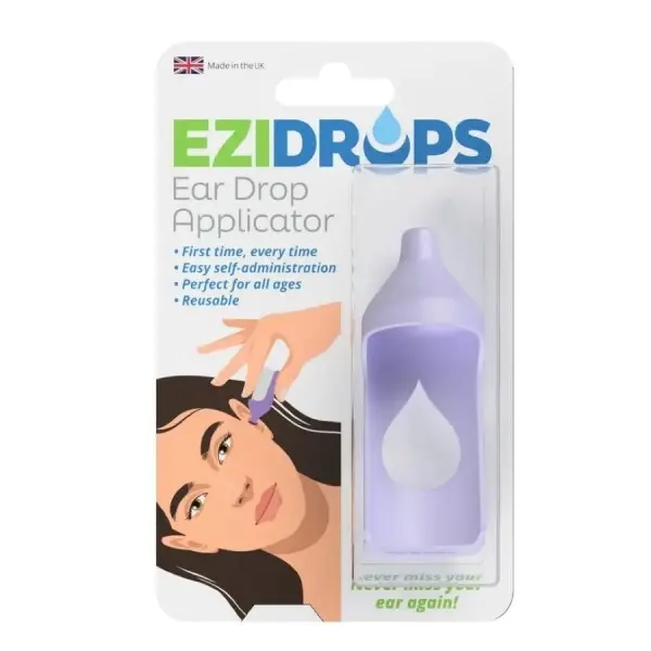 EziDrops Ear Drop Applicator - Reusable, Universal Fit