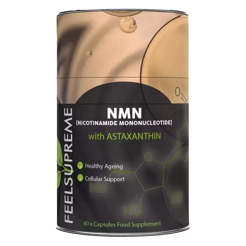 Feel Supreme NMN with Astaxanthin 60 Vegan Capsules NAD+ Booster