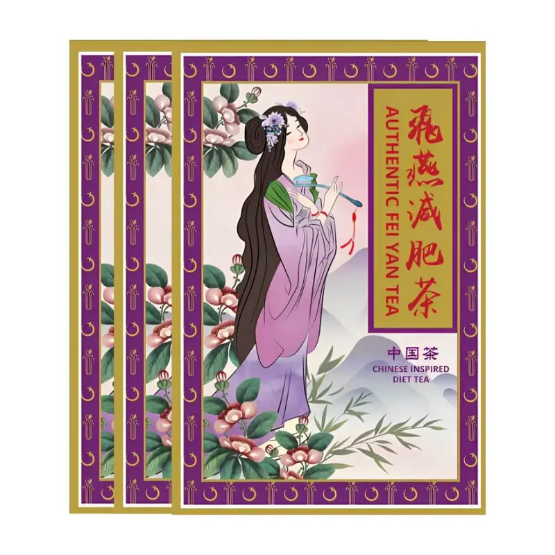 Fei Yan™ Diet Tea | Authentic FeiYan | Detox & Slimming Herbal Tea | Boost Metabolism & Reduce Bloating | Weight Management Cleanse | 120 Tea Bags