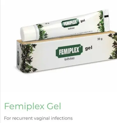 FEMIPLEX GEL 30 GM FOR EXCESSIVE VAGINAL DISCHARGE & FUNGAL INFECTION 30g Charak