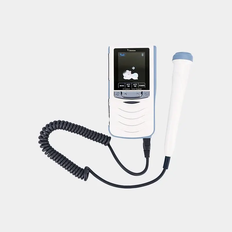 Fetal Doppler 2MHz with 2.4'' Screen & Water Proof Probe Hi Bebe BT-200C