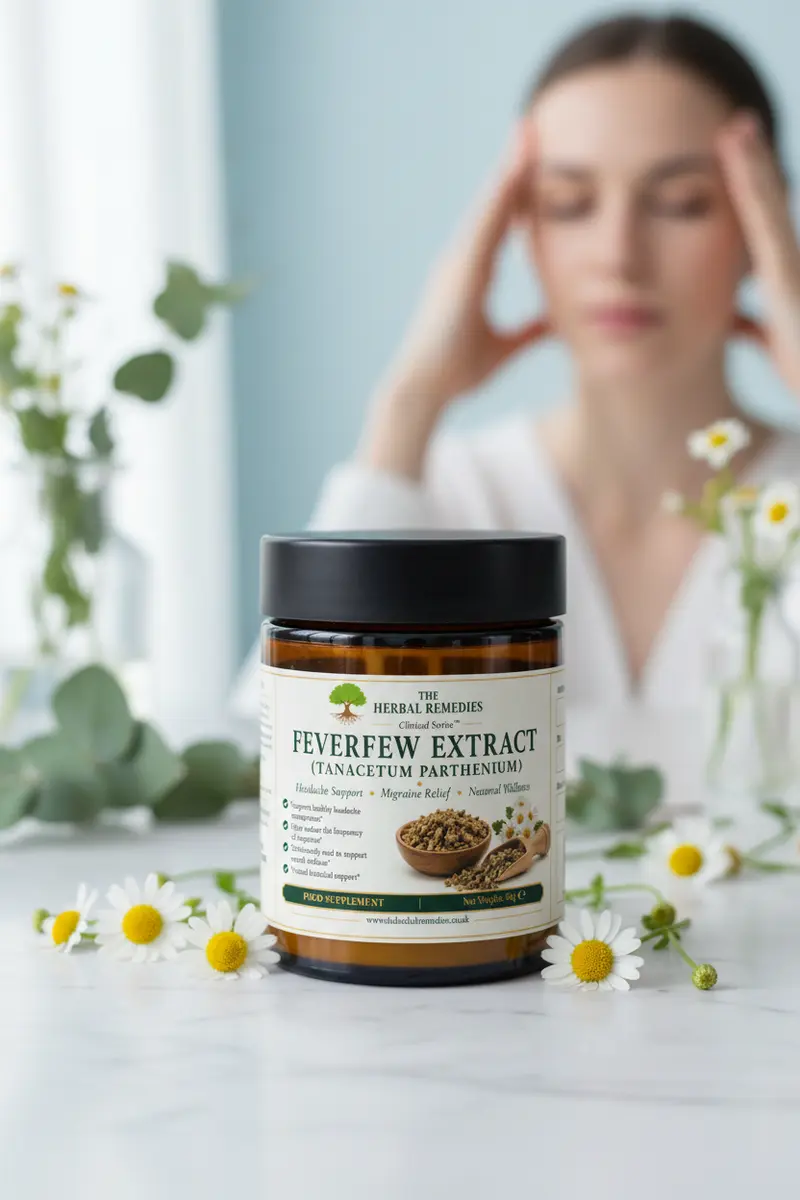 Feverfew Extract Powder (Tanacetum parthenium) – Premium Herbal Extract for Daily Wellness