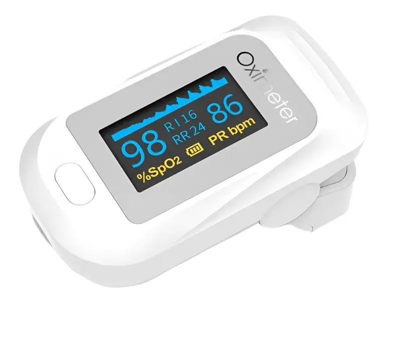 Fingertip Pulse Medical Oximeter OLED Screen