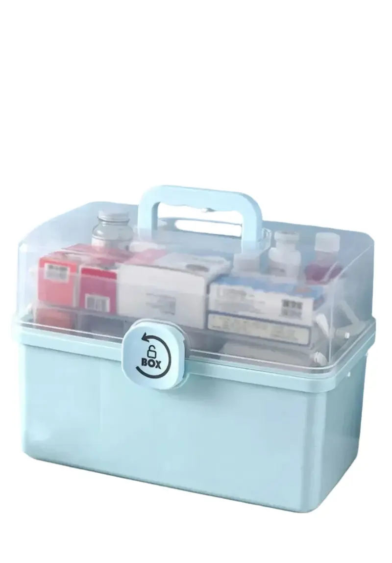 First Aid Emergency 3 Tiers Container (Medicine Storage Box)