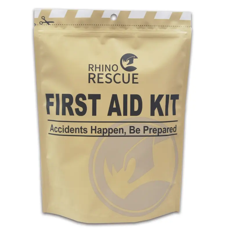 First Aid Kit 10pcs (Military Emergency IFAK Trauma Kit with Aluminium Tourniquet)