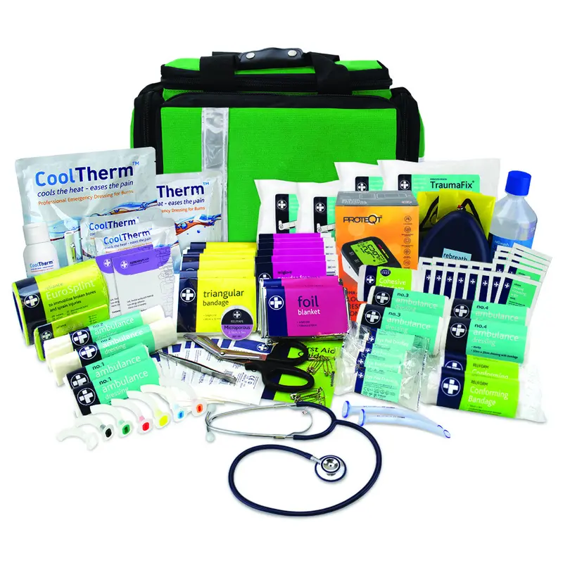 First Aid Kit Major Incident Kit in Large Green Pursuit Pro Bag