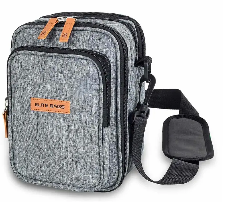 FITS EVO Insulin Travel Case Isothermal Diabetes Bag Grey with Gel Cool Pack