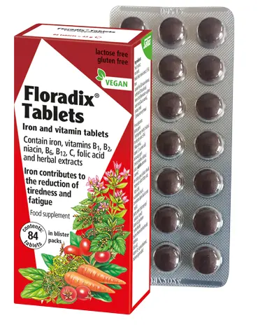 Floradix Iron Tablets – 84 Tablets